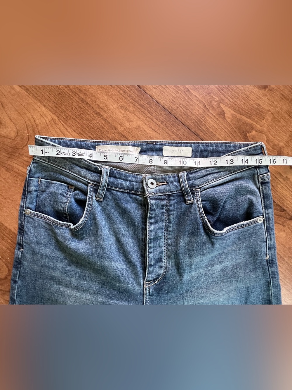 Anthropologie Pilcro and the Letterpress Sequined Flared Jeans Size 30 - Picture 11 of 13